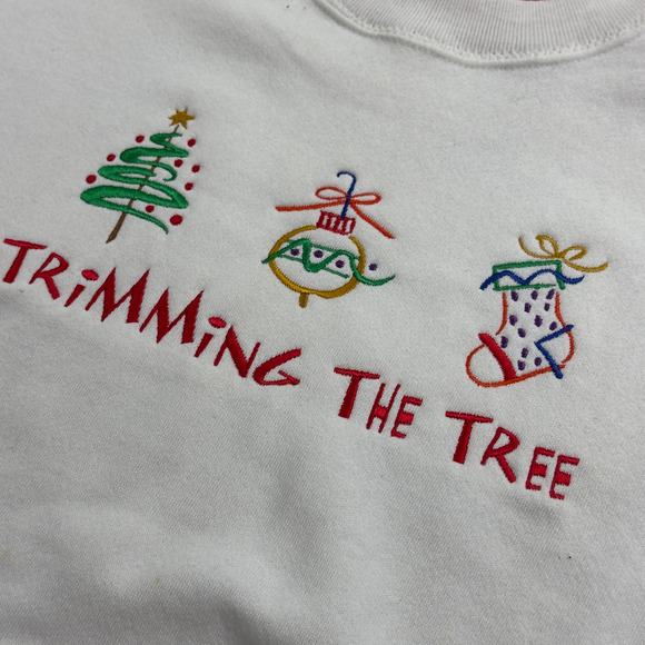 Gopher Sports Sweatshirt Women's XL White Fleece High Neck Long Sleeve Christmas - Picture 4 of 8